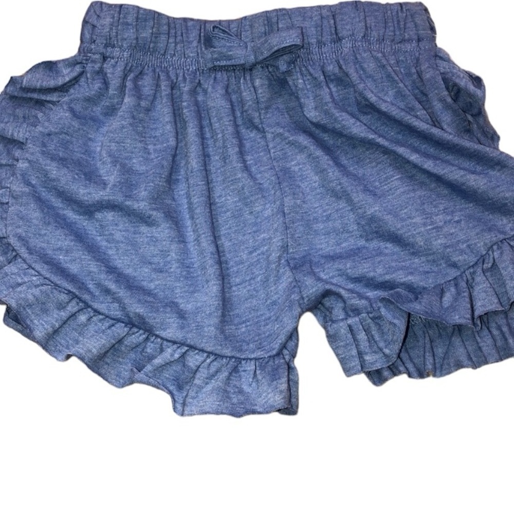 Ivy’s vine NWT Little Girls 6/6X Blue ruffle short